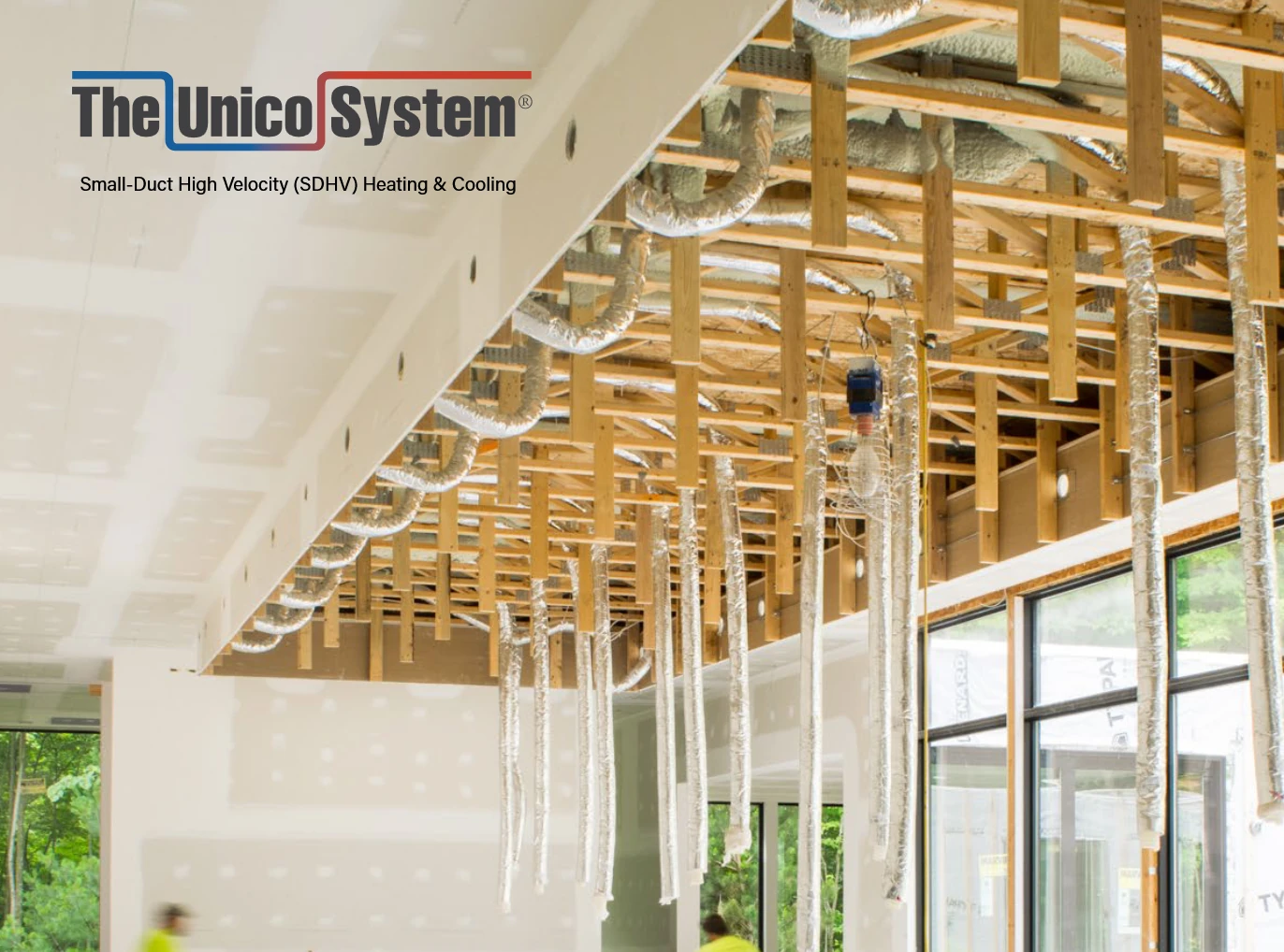 High-Velocity mini-duct system installation